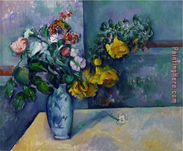 Paul Cezanne Still Life Flowers in a Vase